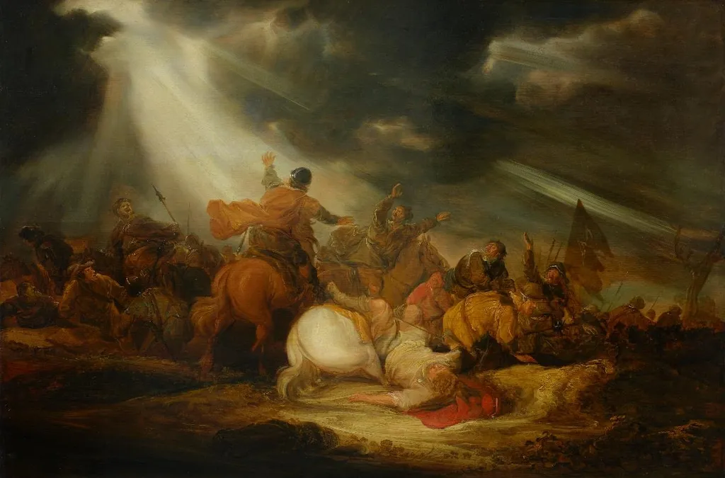 Die Bekehrung des Paulus, by Benjamin Gerritsz Cuyp, oil, 1647