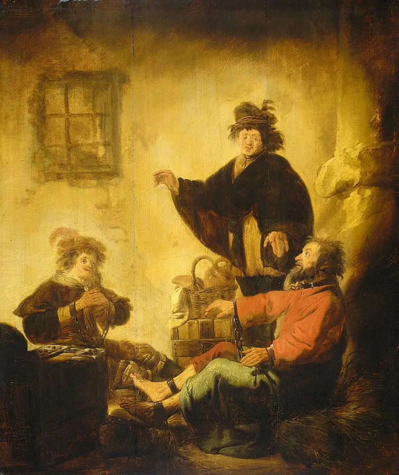 Joseph interpreting the dreams of the baker and the butler, by Benjamin Gerritsz Cuyp
