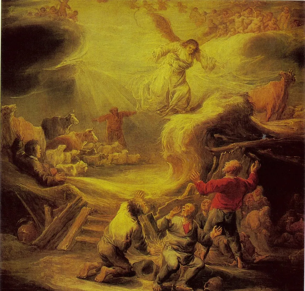 The Annunciation to the Shepherds, by Benjamin Gerritsz Cuyp, oil, 1644