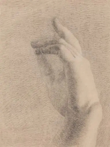 Study of a Hand [recto], by Benjamin Haydon