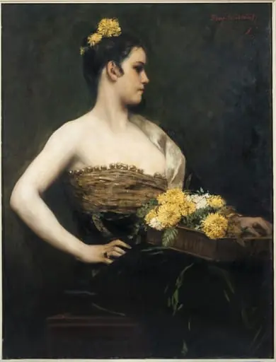 Portret de femeie, by Benjamin Jean-Joseph Constant