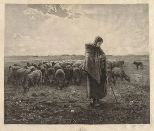 La Bergerie, by Benjamin-Louis-Auguste Damman