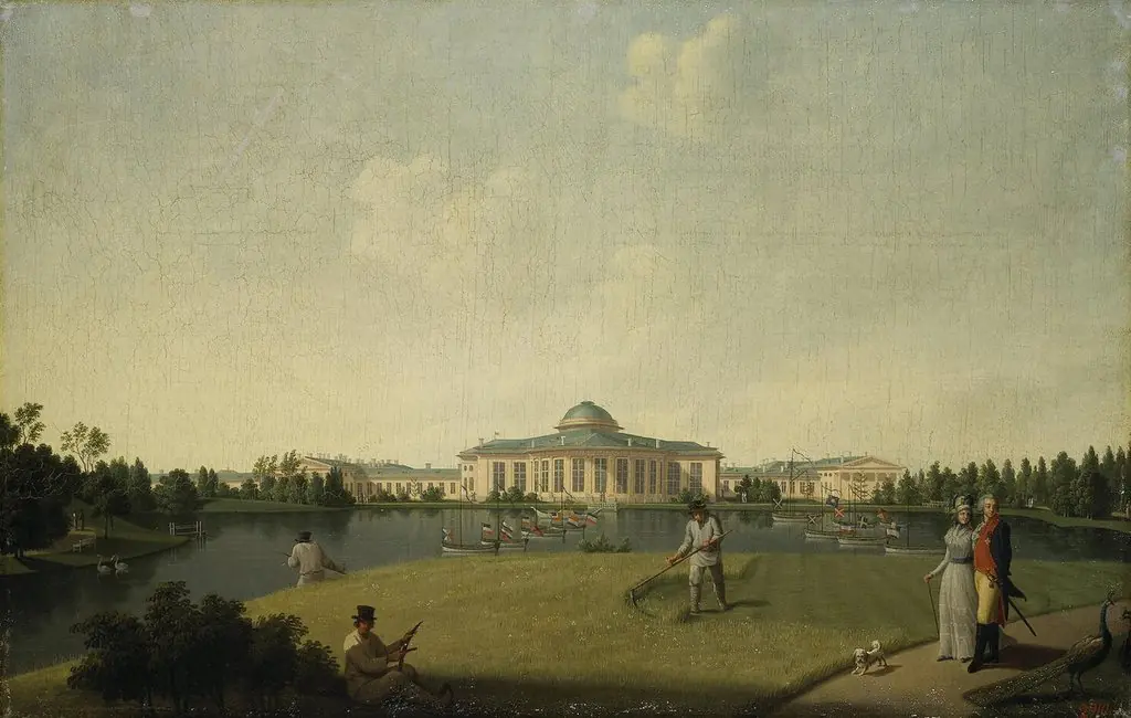 View of the Tauride Palace from the Garden, by Benjamin Patersen