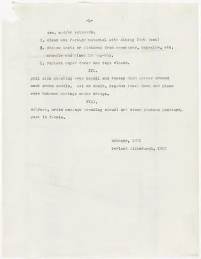 Untitled, by Benjamin Patterson
