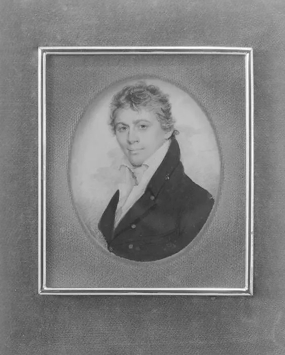 George Wood, by Benjamin Trott, watercolor, 1815