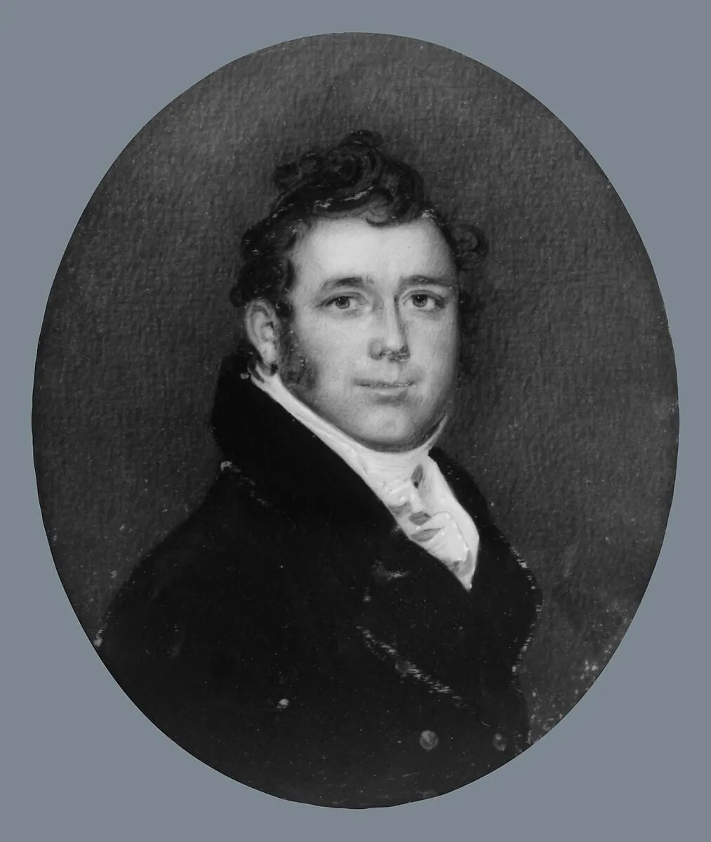 William Edward Wilmerding, by Benjamin Trott, watercolor, 1825