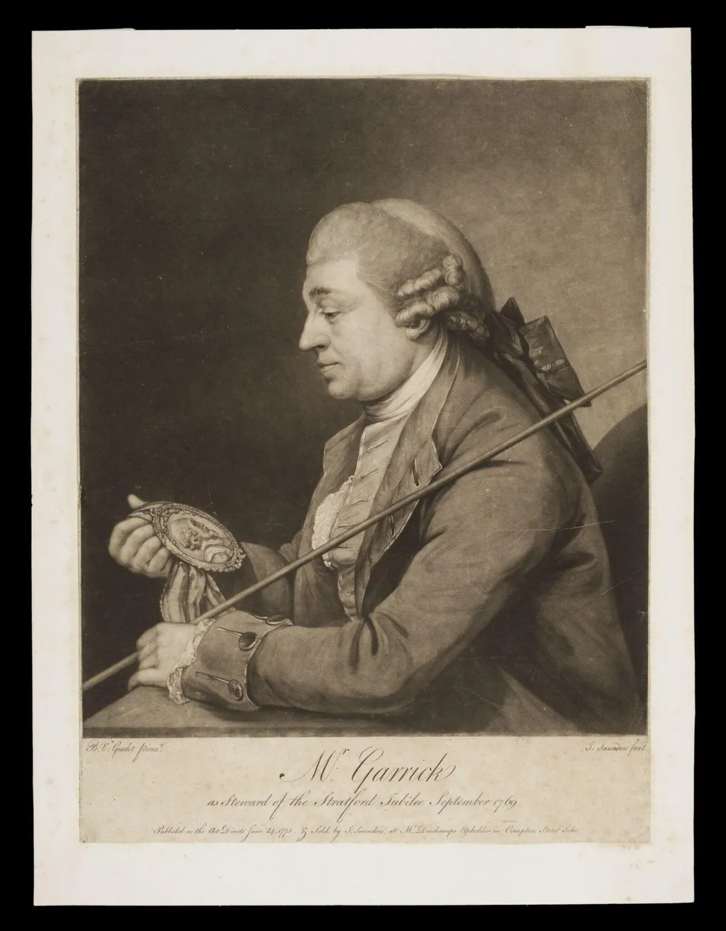 H Beard Print Collection, by Benjamin van der Gucht, 24