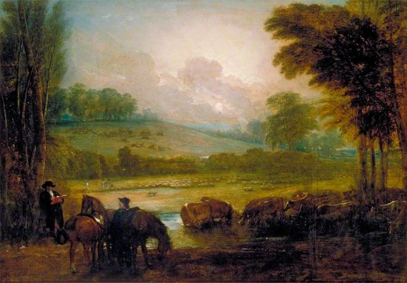 A View of Snow Hill, Windsor Great Park, by Benjamin West, unspecified, 1800