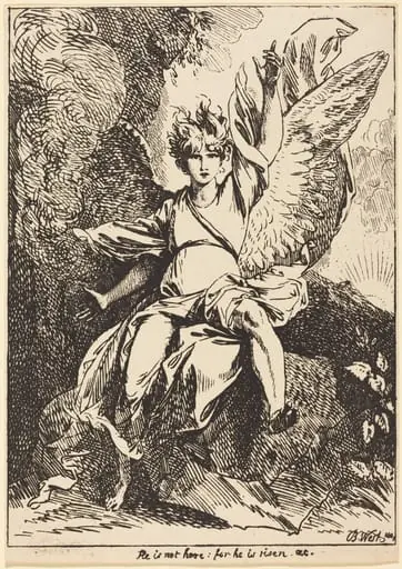 Angel of the Resurrection, by Benjamin West