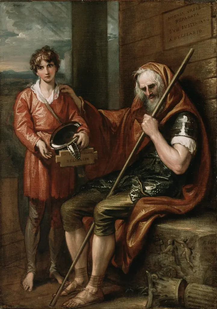 Belisarius and the Boy, by Benjamin West