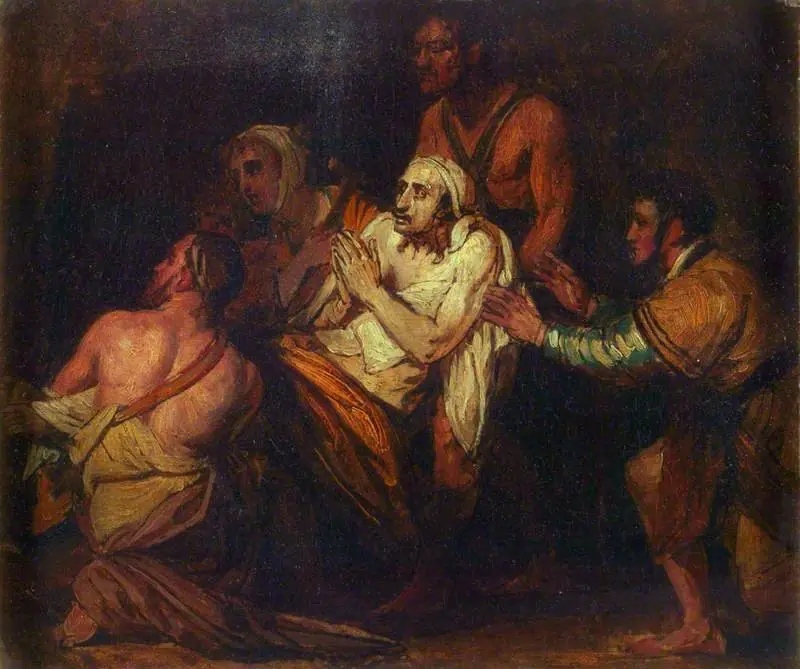 Christ Healing the Sick (sketch), by Benjamin West