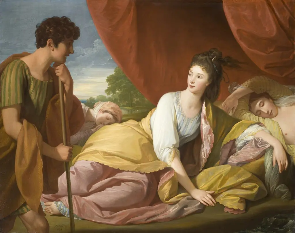 Cymon and Iphigenia, by Benjamin West