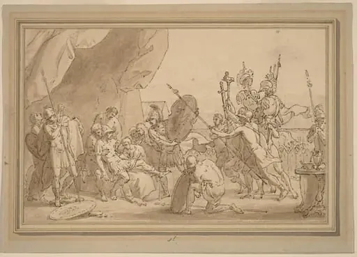 Death of a General, by Benjamin West
