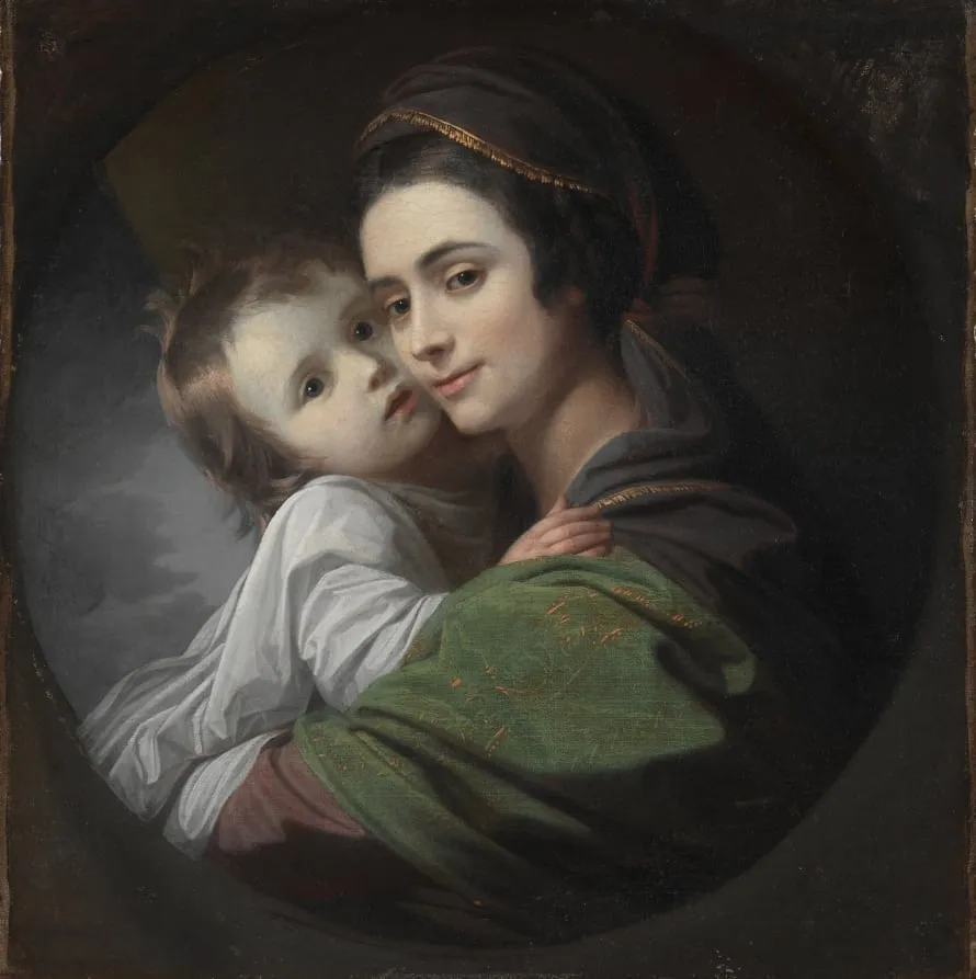 Elizabeth Shewell West and Her Son, Raphael, by Benjamin West, unspecified, 1770