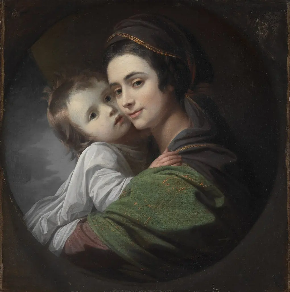 Elizabeth Shewell West and Her Son, Raphael, by Benjamin West