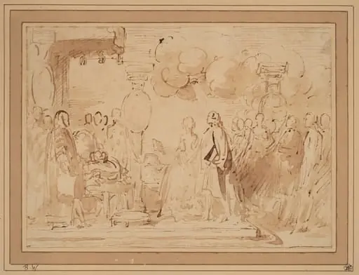 George III Resuming Royal Power in 1789, by Benjamin West