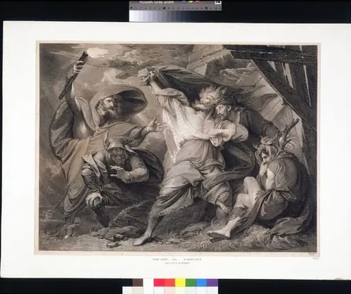 King Lear in the Storm, by Benjamin West
