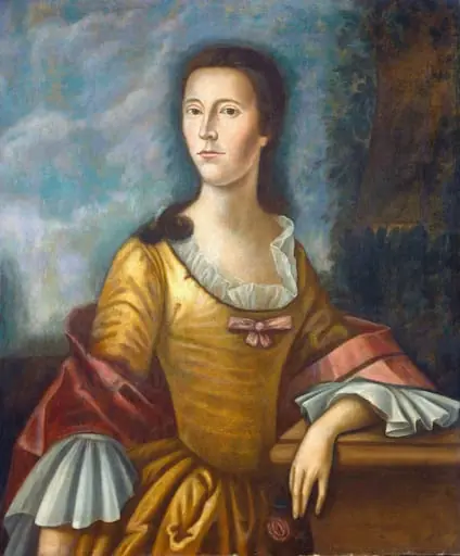 Mary Bethel Boude (Mrs. Samuel Boude), by Benjamin West
