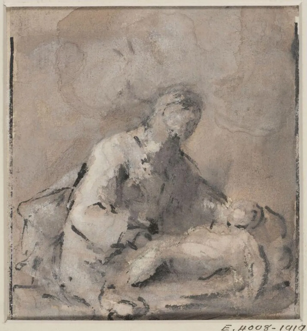 Mother and Child, by Benjamin West, 1738
