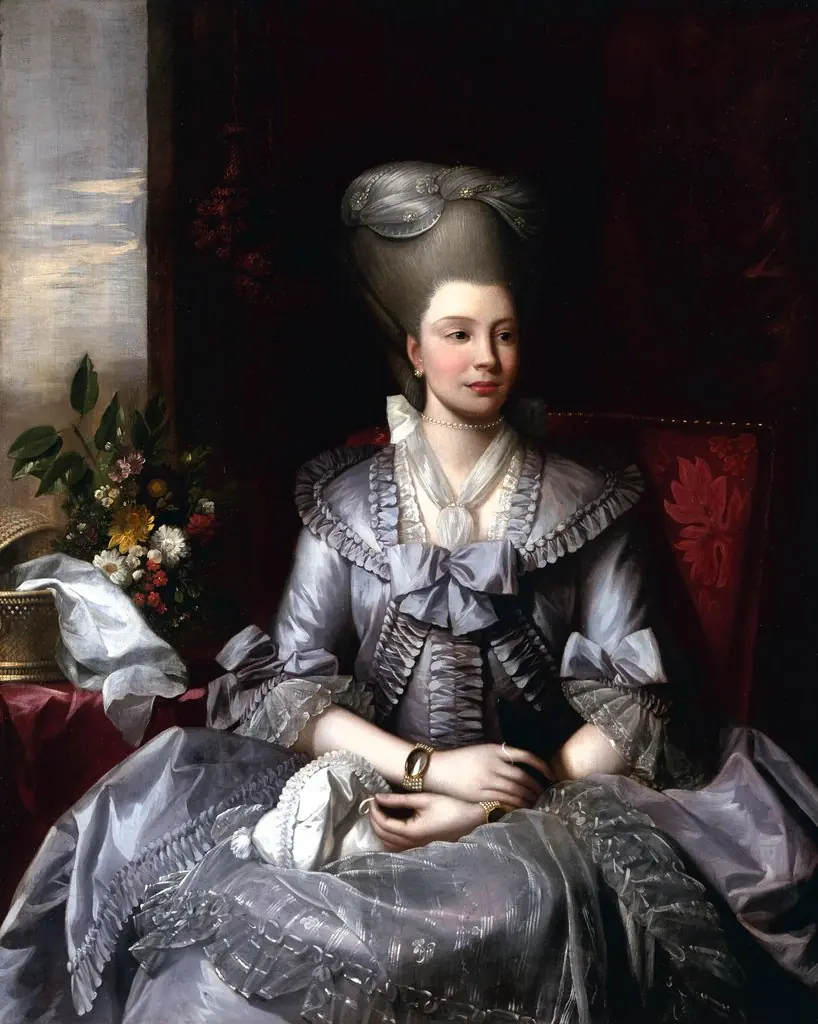 Porträt der Queen Charlotte, by Benjamin West