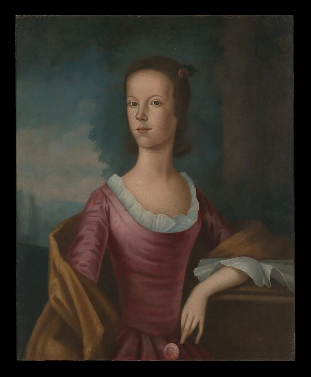 Sarah Ursula Rose, by Benjamin West, oil, 1756