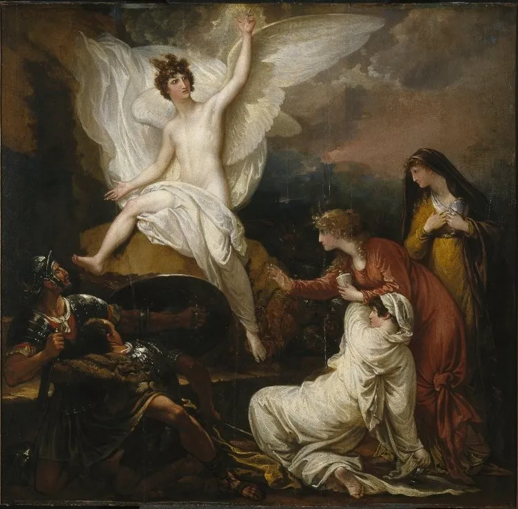 The Women at the Sepulchre (The Angel at the Tomb of Christ), by Benjamin West, oil, 1805