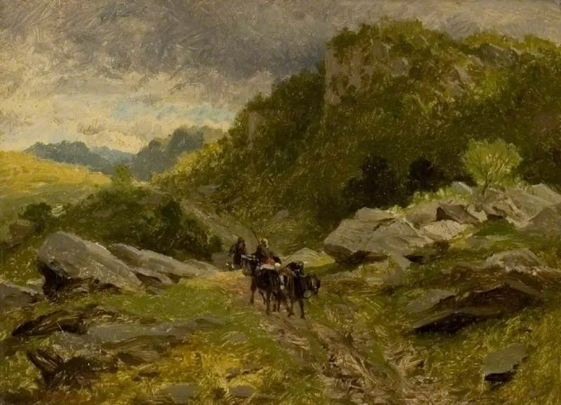 Bettws-y-Coed, by Benjamin Williams Leader, unspecified, 1881