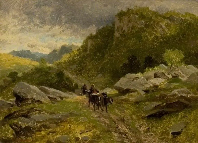 Bettws-y-Coed, by Benjamin Williams Leader