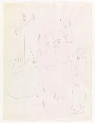 Untitled, by Benny Andrews