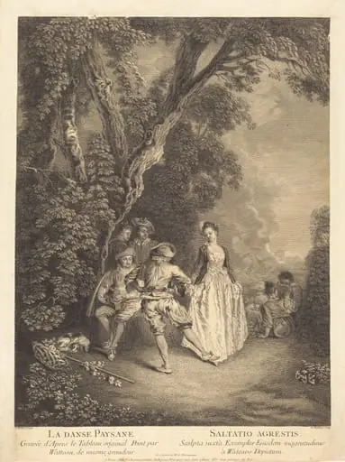 The Peasant Dance, by Benoît Audran II