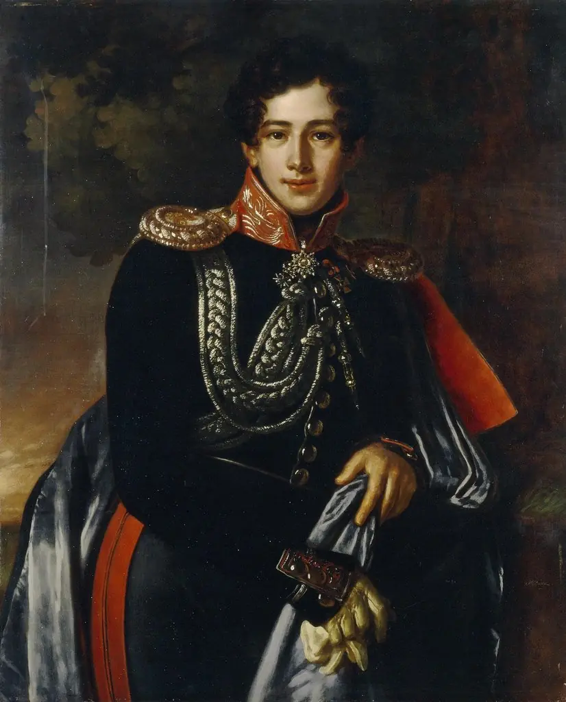 Portrait of Count Nikolai Samoilov, by Benoît Charles Mitoire