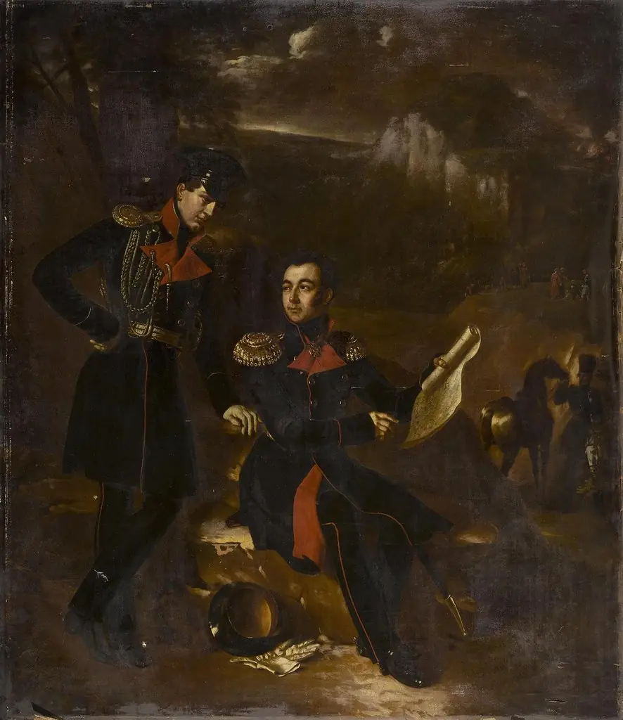 Portrait of the Durnovos, by Benoît Charles Mitoire