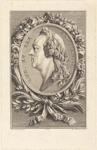 Louis XV, by Benoît-Louis Prévost