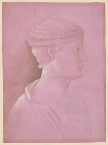 Bust of a Woman (recto), by Benozzo Gozzoli