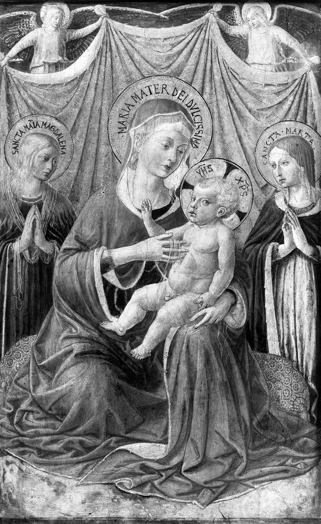 Mary with the child and saints, by Benozzo Gozzoli