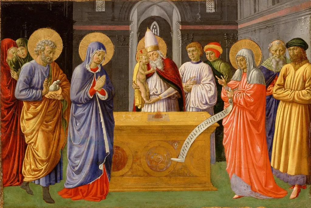Purification of the Virgin, by Benozzo Gozzoli, unspecified, 1468