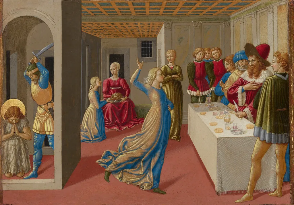 The Feast of Herod and the Beheading of Saint John the Baptist, by Benozzo Gozzoli, tempera, 1462