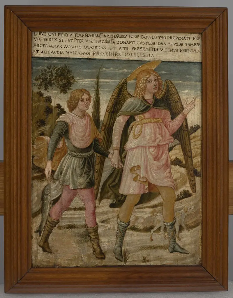 Tobias with Archangel Raphael, by Benozzo Gozzoli