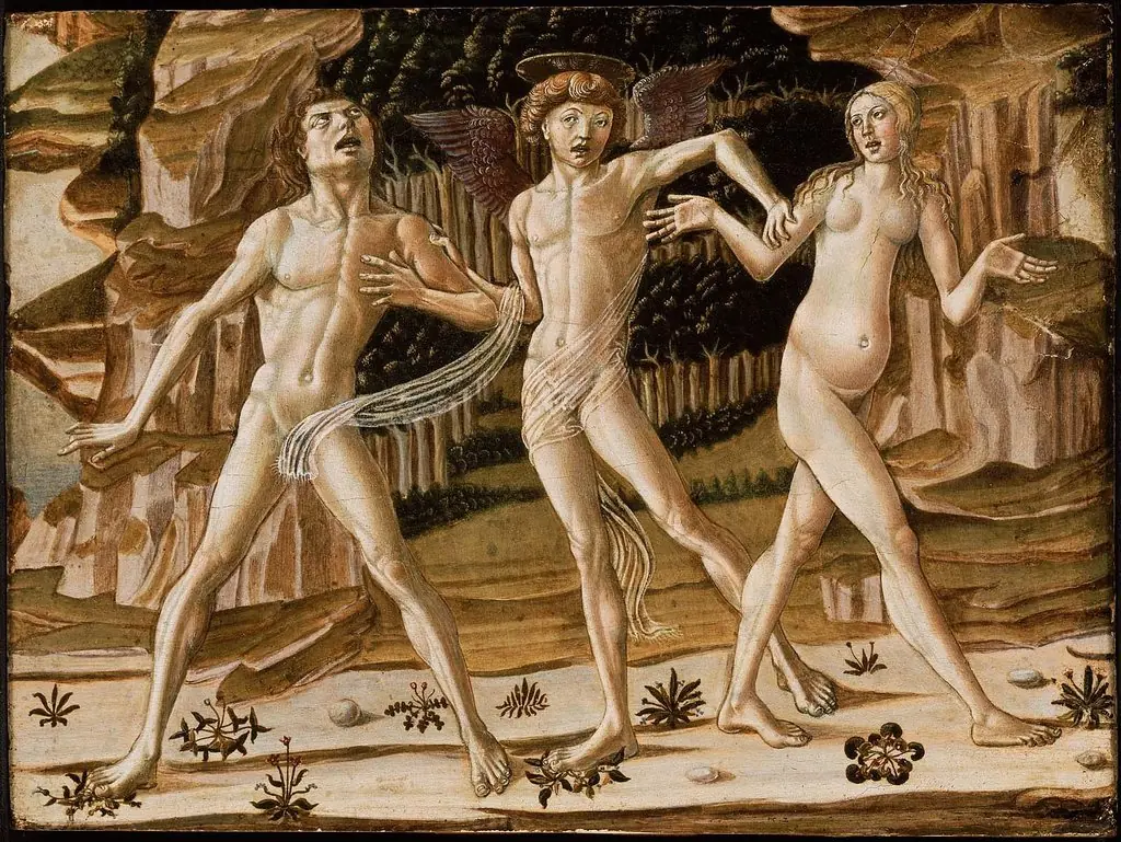 Expulsion from Paradise, by Benvenuto di Giovanni