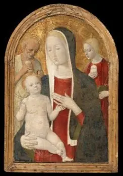 The Virgin and Child with Saints Jerome and Mary Magdalene, by Benvenuto di Giovanni