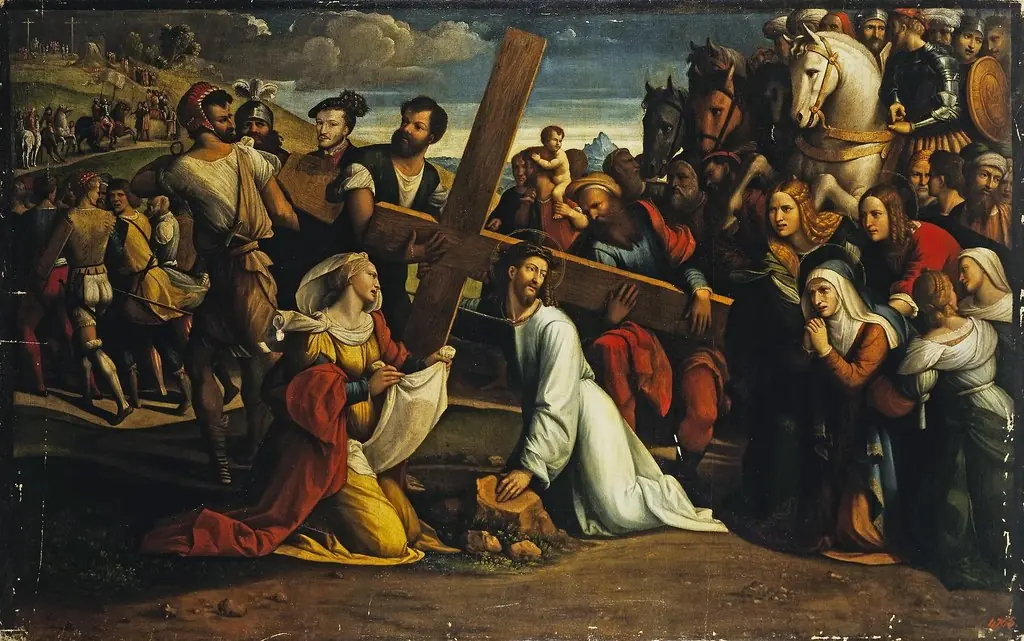 Carrying of the Cross, by Benvenuto Tisi