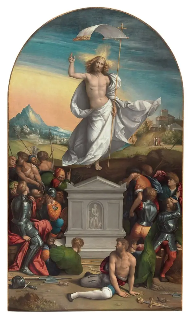 Resurrection of Christ, by Benvenuto Tisi