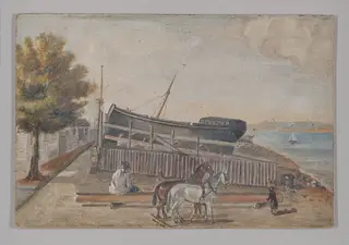 Berg's Ship Yard, by William P. Chappel
