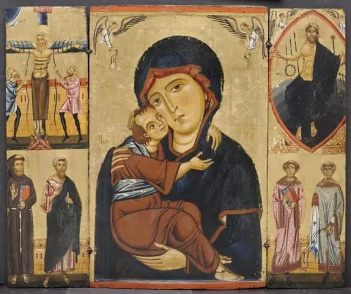 Virgin and Child with Saints, by Berlinghiero Berlinghieri