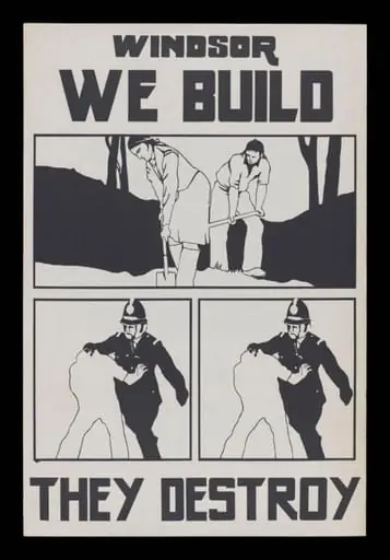 Windsor we build, they destroy, by Bernadette Brittain