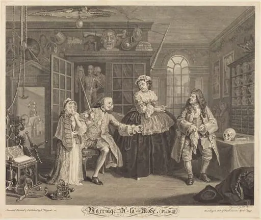 Marriage a la Mode: pl. 3, by Bernard Baron