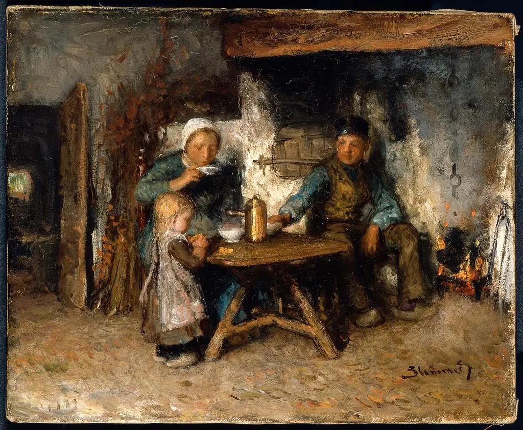 Cottage Interior, by Bernard Blommers