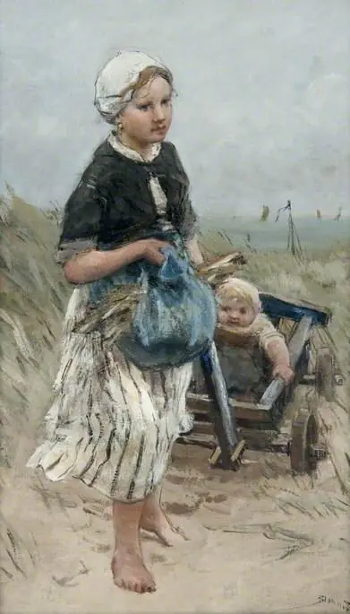 On the Dunes, by Bernard Blommers