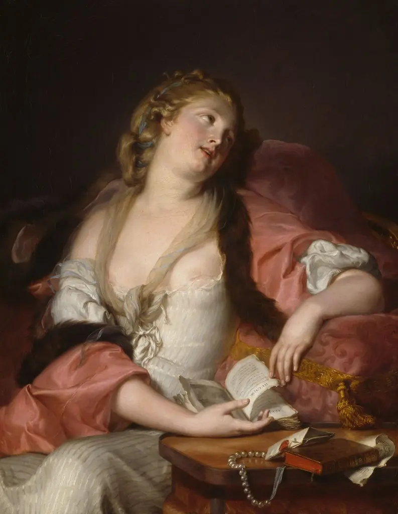 Lady Reading the Letters of Heloise and Abelard, by Bernard d'Agesci