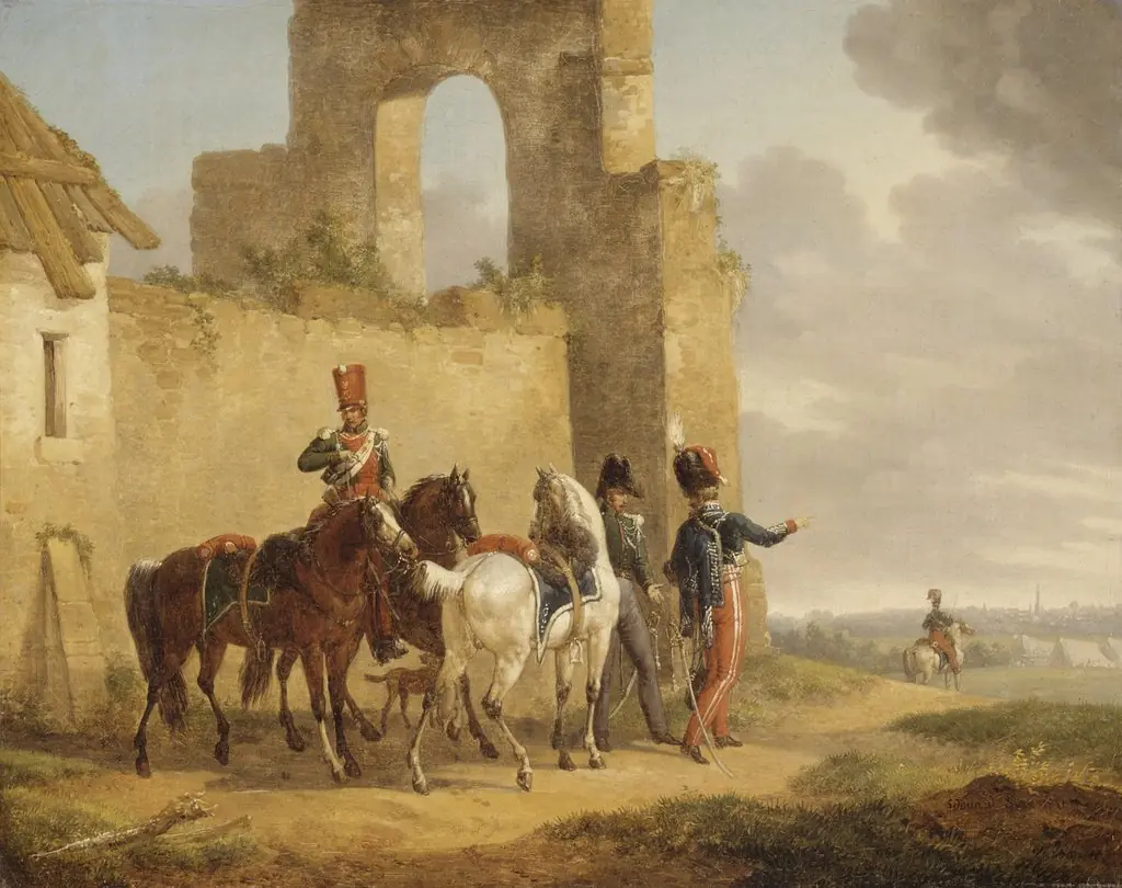 Military Scene, by Bernard-Édouard Swebach